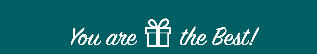 You Deserve Our Thanks!