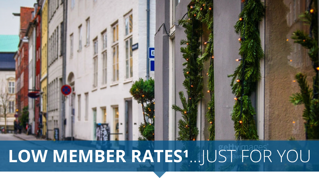 Low Member Rates ¹...Just For You