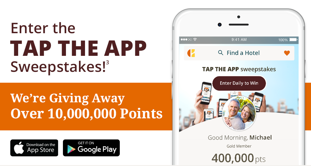 Enter the TAP THE APP Sweepstakes! We're Giving Away Over 10,000,000 Points