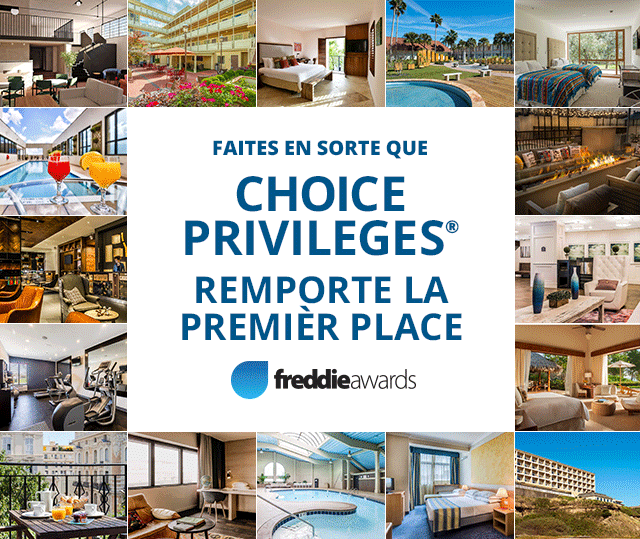 Faites en sorte que Choice Privileges® remporte la première place