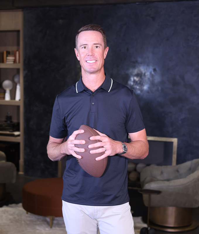 Retired football quarterback Matt Ryan.