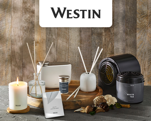 An assortment of Westin fragrance products.