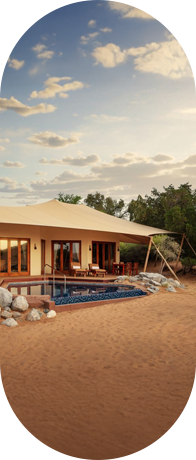 Al Maha, a Luxury Collection Desert Resort & Spa, Dubai, links to property website.