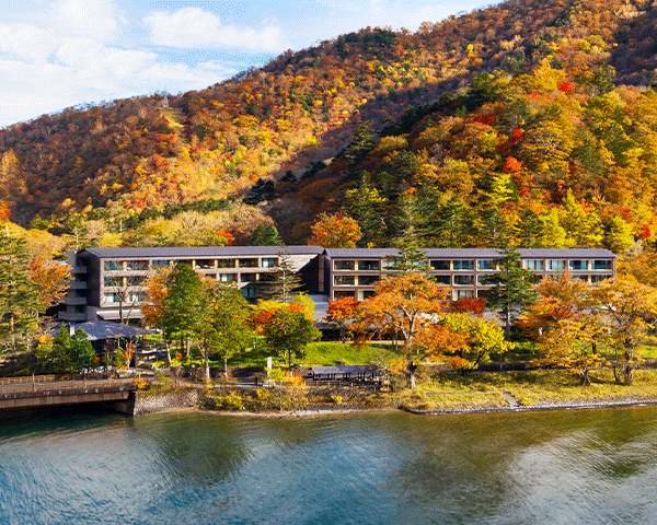 Autumn countryside in Japan.