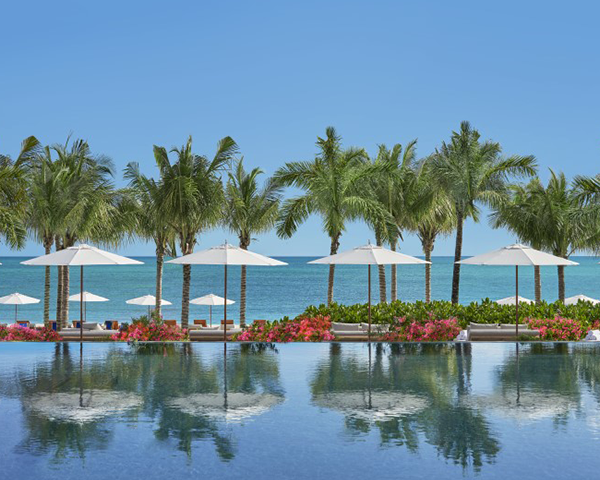 Destination image of a pool.