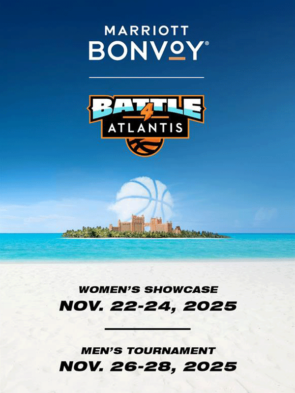 Poster for Marriott Bonvoy Battle for Atlantis event.