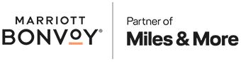 Marriott Bonvoy and Miles & More partner logo.
