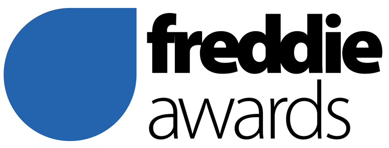 Freddie Awards logo, links to voting page.
