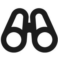 Binoculars icon.