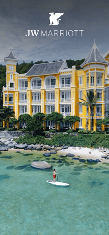 W Marriott Phu Quoc Emerald Bay Resort & Spa; Links to website.