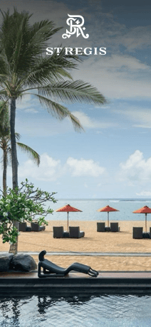 The St. Regis Bali Resort; Links to website.
