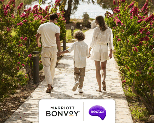 Redirects to Marriott Bonvoy and Nectar partnership page.
