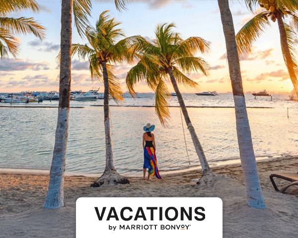Redirects to Vacations by Marriott Bonvoy landing page.