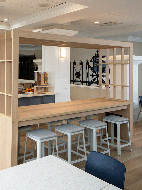 Lobby at a City Express hotel.