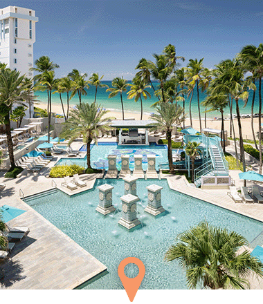 Property image of the San Juan Marriott Resort & Stellaris Casino.