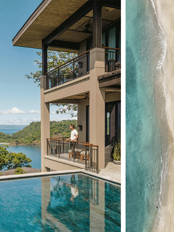 Animation showcasing property and lifestyle imagery from Nekajui Peninsula Papagayo, a Ritz-Carlton Reserve.