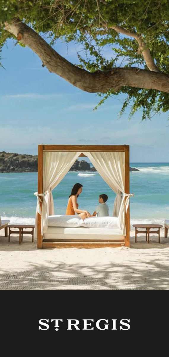 Animation showcasing property and lifestyle imagery from The St. Regis Punta Mita Resort.