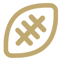 Gold cocktail icon.