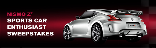 NISMO 370Z(TM) sweepstakes