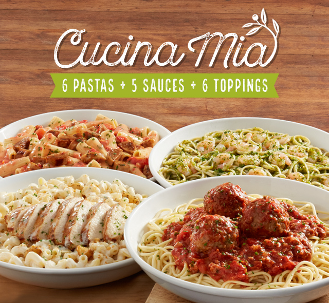 Cucina Mia - 6 Pastas + 5 Sauces + 6 Toppings