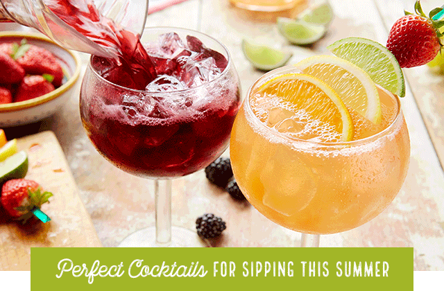 Perfect cocktails for sipping this summer