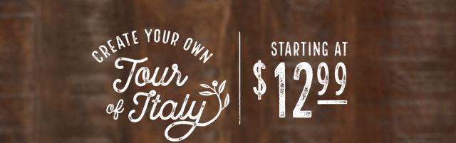 Create Your Own Tour of Italy | Starting at $12.99