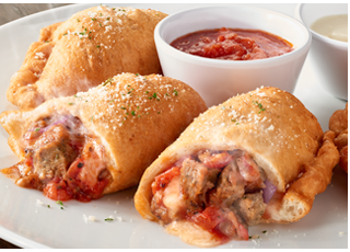 Meatball Stuffed Pizza Fritta