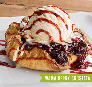 Warm Berry Crostata and Cookie Butter Cake