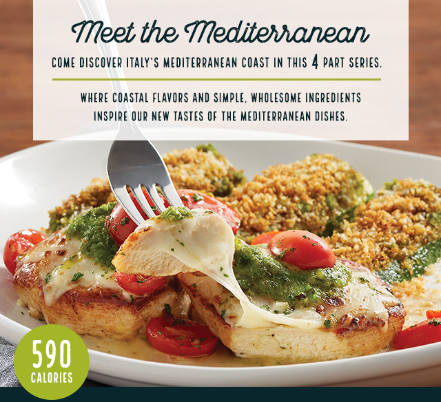 Meet the MediterraneanCome discover Italy's Mediterranean coast in this 4 part series. Where coastal flavors and simple, wholesome ingredients inspire our new tastes of the Mediterranean dishes.