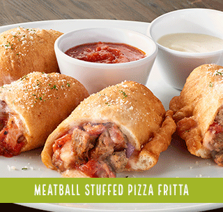Parmesan Zucchini Bites and Meatball Stuffed Pizza Fritta