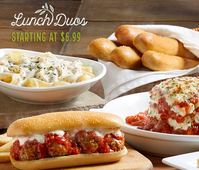 Lunch Duos starting at $6.99 | Monday-Friday before 3p.m.