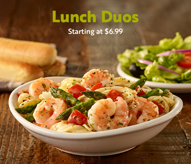 Lunch Duos starting at $6.99 | Monday-Friday before 3p.m.