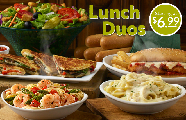 Lunch Duos starting at $6.99 | Monday-Friday before 3p.m.