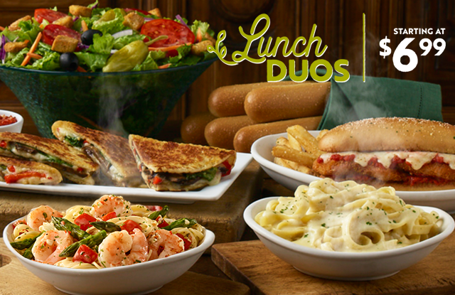 Lunch Duos starting at $6.99 | Monday-Friday before 3p.m.