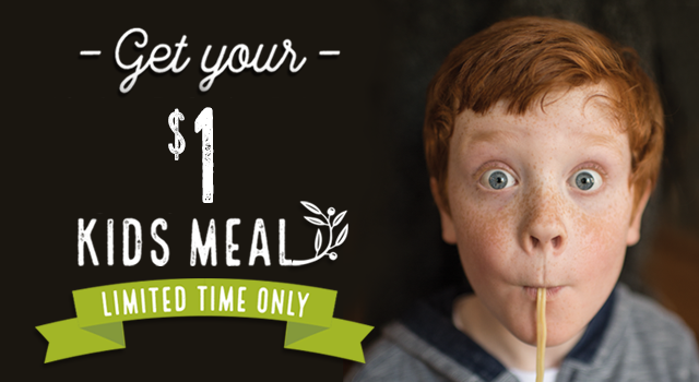 Get your $1 Kids Meal