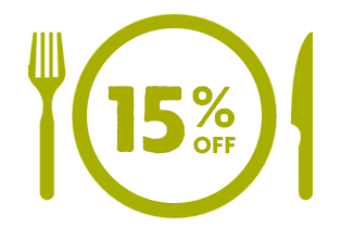15% off