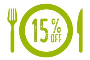 15% off