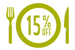 15% off