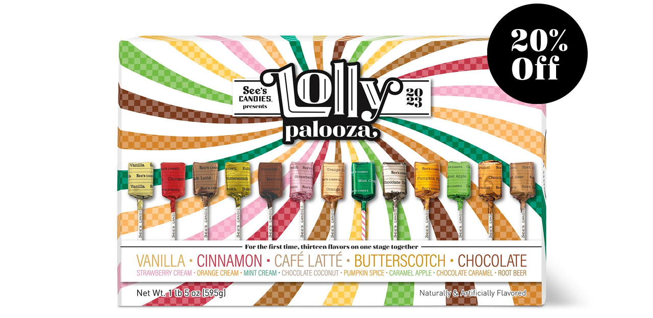 20% Off Lollypalooza Boxed Assortments