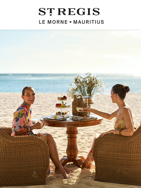 St. Regis Le Morne Resort, Mauritius, links to property website.