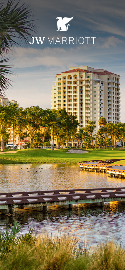 JW Marriott Miami Turnberry Resort & Spa. Links to property website.