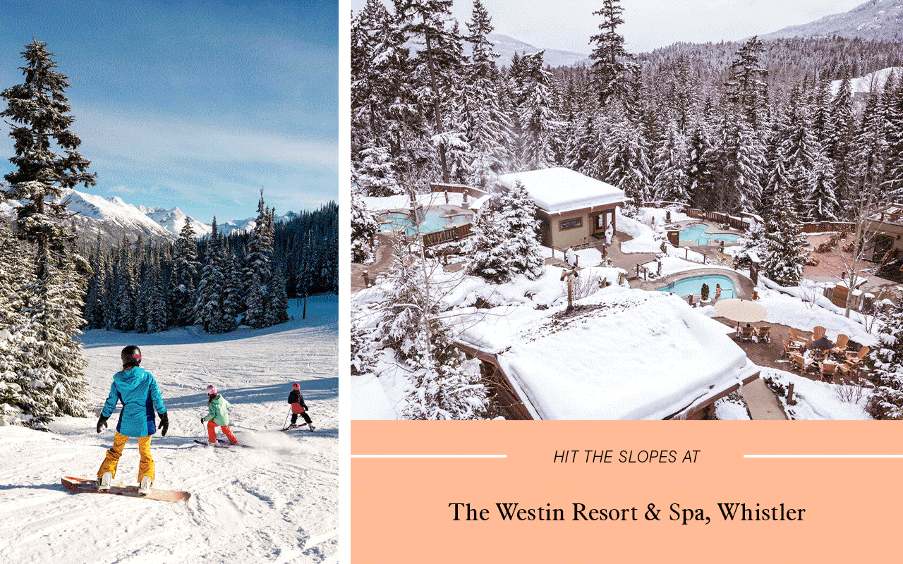 Animated gif rotating through images of The Westin Resort & Spa, Whistler; VEA Newport Beach, A Marriott Resort & Spa; MGM Grand Hotel & Casino; The Historic Cavalier Hotel and Beach Club, Autograph Collection; and JW Marriott Orlando, Grande Lakes.