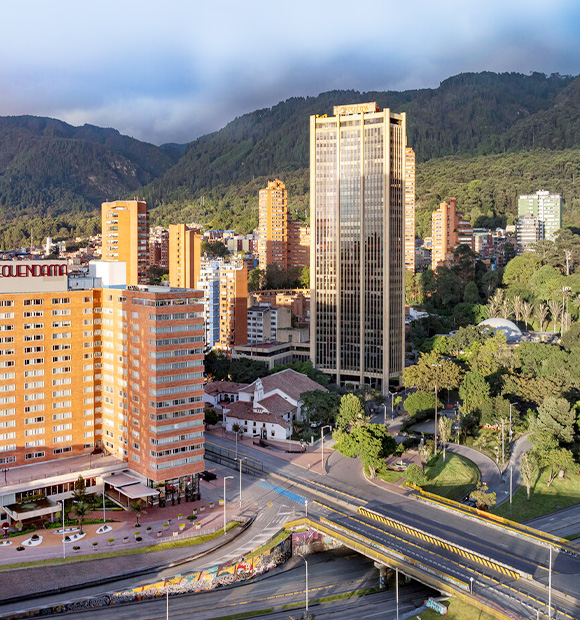 Hotel exterior shot of Four Poitns by Sheraton Tequendama, Bogota