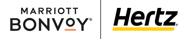 Marriott Bonvoy x Hertz Logo.