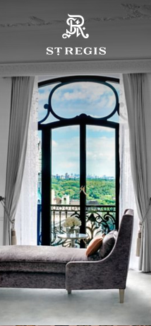The St. Regis New York; Links to website.