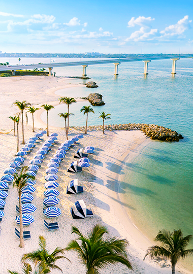 Destination image featuring Clearwater Beach in Florida.