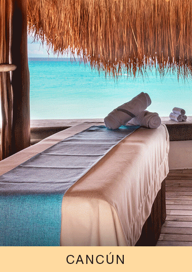 Animation featuring lifestyle and property imagery from Sens-Yah Spa.