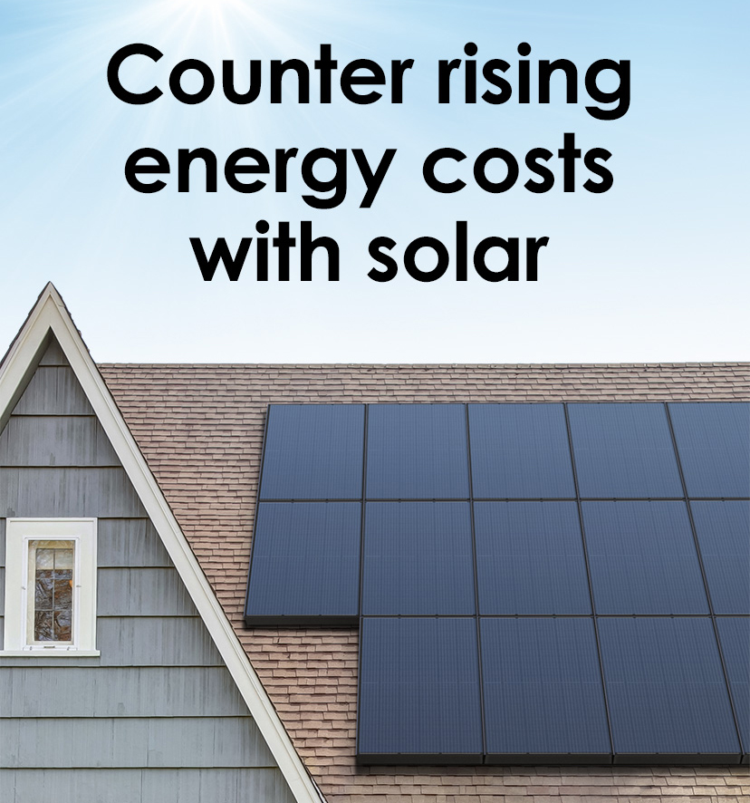 Counter rising energy costs with solar